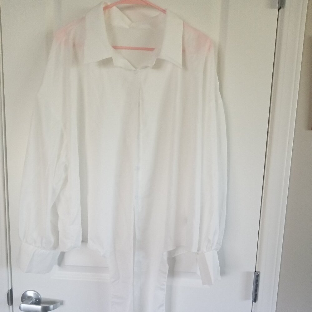 Tie front blouse